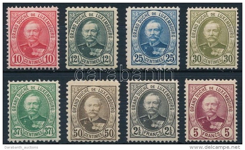 * 1891 Forgalmi 8 Klf B&eacute;lyeg Mi 57-58, 60-63, 65-66 (50C Betapad&aacute;s / Gum Disturbance) - Other & Unclassified