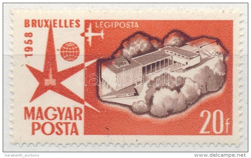 ** 1958 Br&uuml;sszeli Vil&aacute;gki&aacute;ll&iacute;t&aacute;s 20f A K&ouml;z&eacute;pr&eacute;sz... - Other & Unclassified