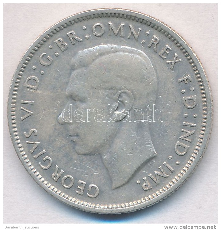 Ausztr&aacute;lia 1942S 1Fl Ag 'VI. Gy&ouml;rgy' T:2
Australia 1942S 1 Florin Ag 'George VI' C:XF - Unclassified