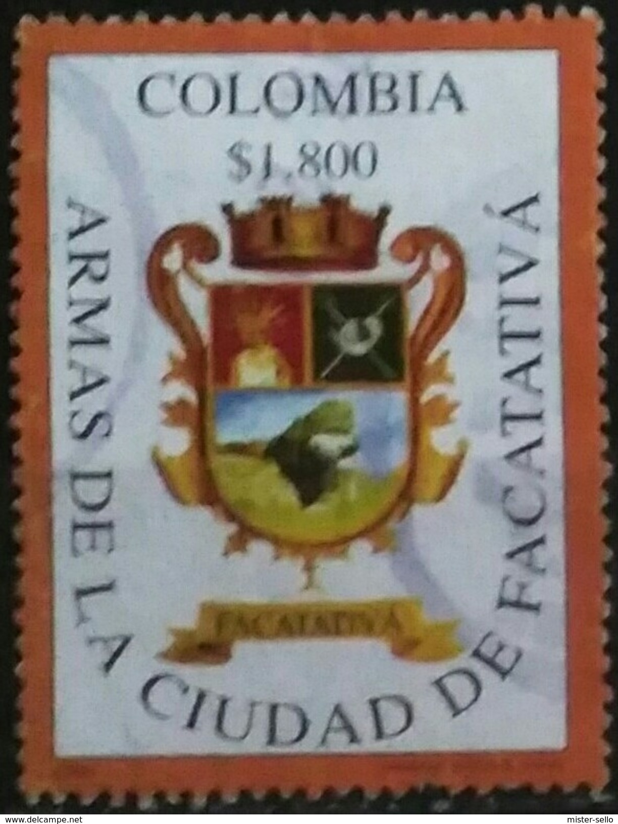 COLOMBIA 2005 Crest Of Facatativa. USADO - USED - Colombia