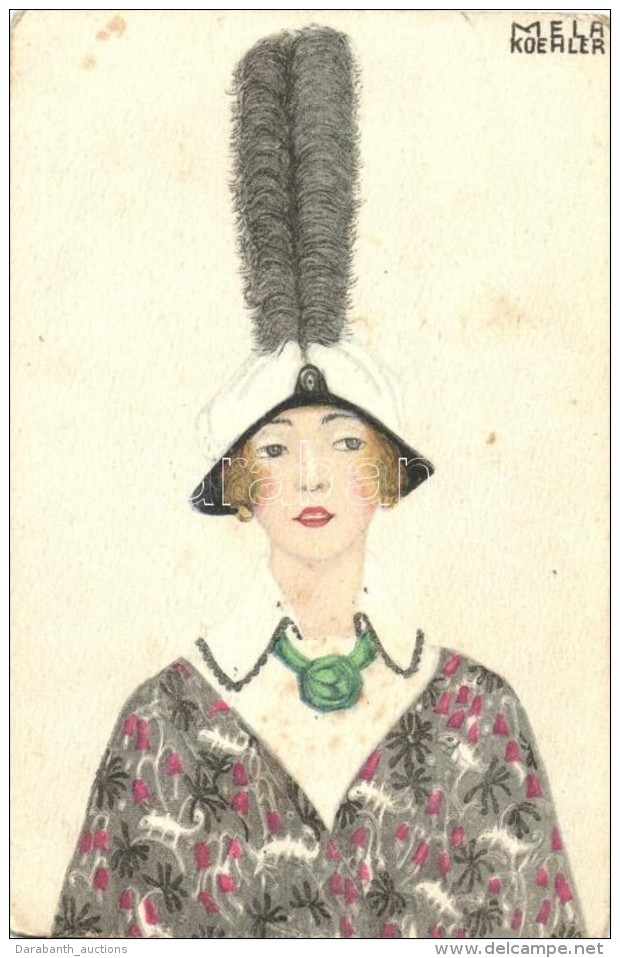 * T3 Lady In Feather Hat, B.K.W.I. 481-6. S: Mela Koehler (EB) - Ohne Zuordnung