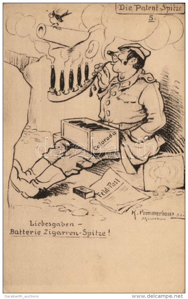 ** T1/T2 Die Patent-Spitze 5. / German Military, Humour S: K. Pommerhanz - Non Classificati