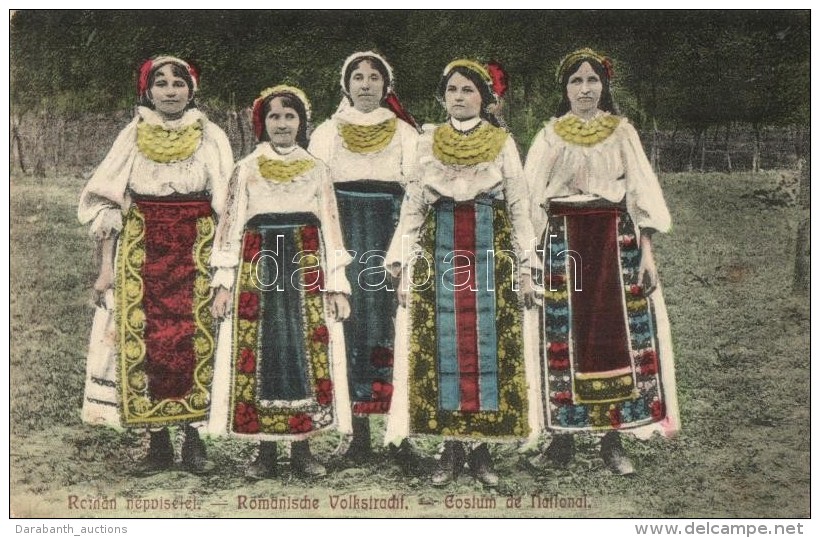 T2/T3 Rom&aacute;n N&eacute;pviselet / Romanische Volkstracht / Costum De National / Romanian Folklore  (fl) - Ohne Zuordnung
