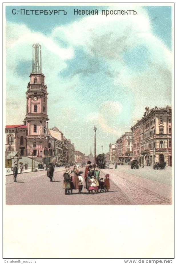 ** T1/T2 Saint Petersbourg, Nevsky Prospekt Litho - Ohne Zuordnung