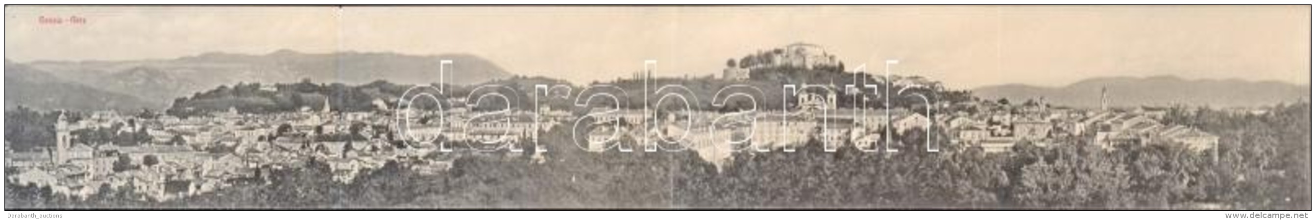 ** T2/T3 Gorizia, G&ouml;rz; 4-tiled Panoramacard. H. Wehrle 1913 - Ohne Zuordnung