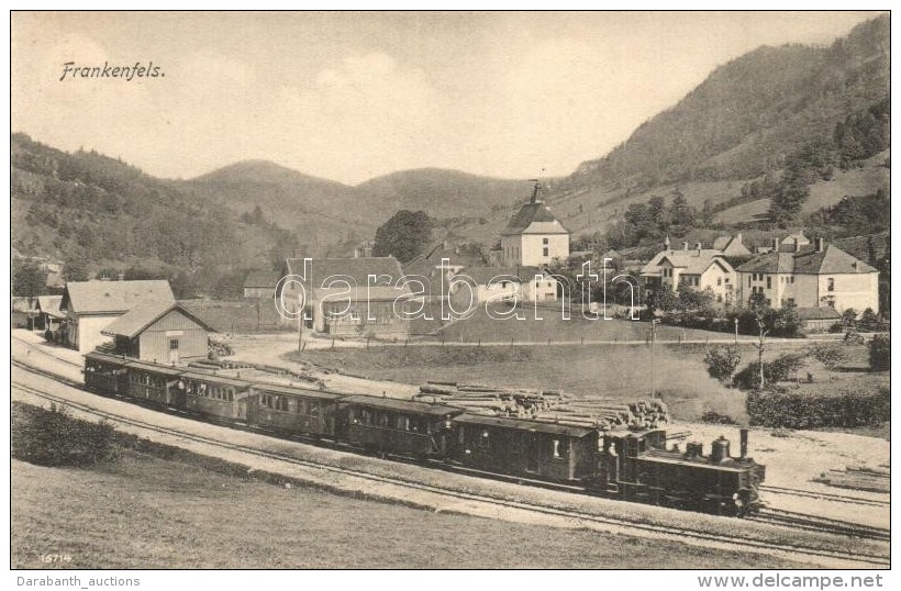 ** T1 Frankenfels, Bahnhof / Railway Station With Locomotive. W&uuml;rthle &amp; Sohn - Non Classificati