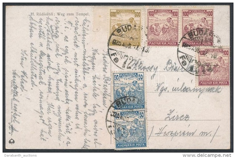 1925 K&eacute;peslap 6 B&eacute;lyeges B&eacute;rmentes&iacute;t&eacute;ssel Zircre - Other & Unclassified