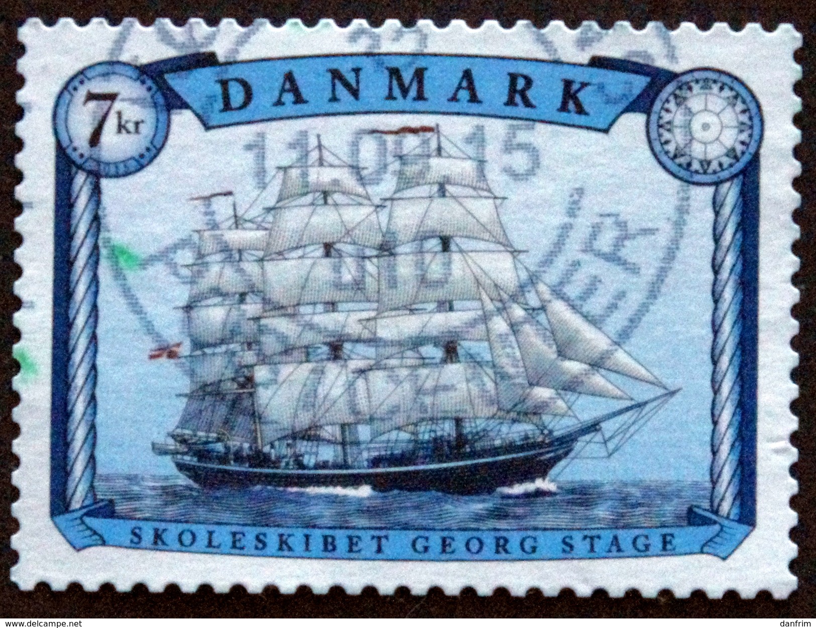 Denmark 2015 Sailship   MiNr.1842 ( O)    ( Lot  L 1431 ) - Used Stamps