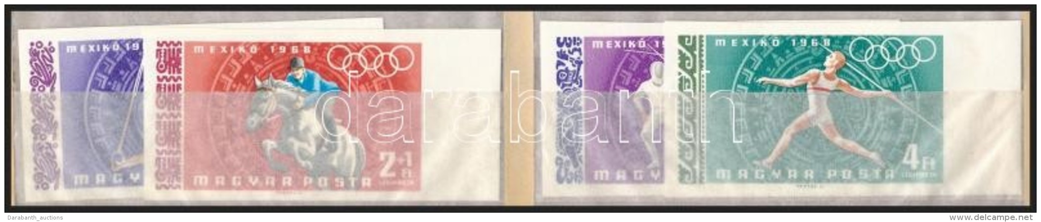 ** 1968 Olimpia (V.) - Mexik&oacute; V&aacute;gott Sor (4.000) - Sonstige & Ohne Zuordnung