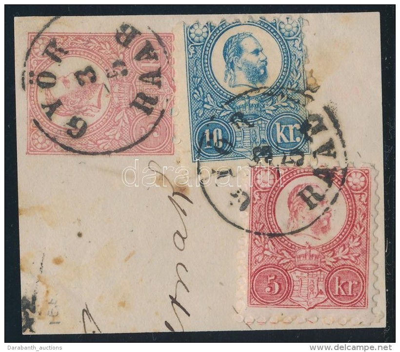 1871 5kr D&iacute;jjegyes Kiv&aacute;g&aacute;s 5kr &eacute;s 10kr D&iacute;jkieg&eacute;sz&iacute;t&eacute;ssel... - Altri & Non Classificati