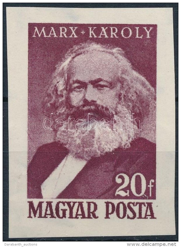 (*) 1953 Marx Kiadatlan B&eacute;lyeg Pr&oacute;banyomata - Autres & Non Classés