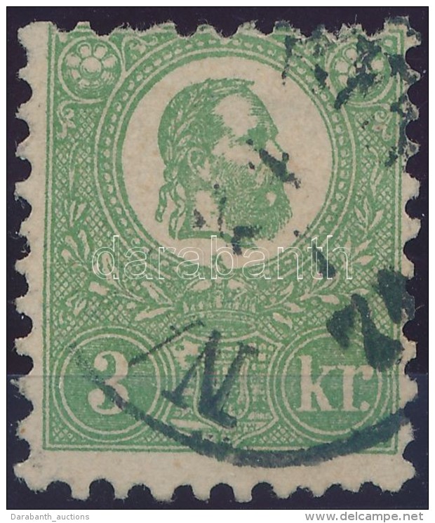 O 1871 KÅ‘nyomat 3kr Kifog&aacute;stalan Darab Certificate: Holcombe (120.000++) - Sonstige & Ohne Zuordnung