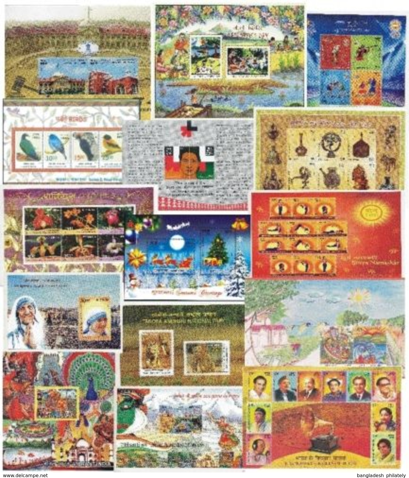 India 2016 PERFECT COMPLETE 139 Stamp (95 Com'tive+27 My Stamp+17 Definitive) + 17MS MNH Year Set Collection Indien RRR