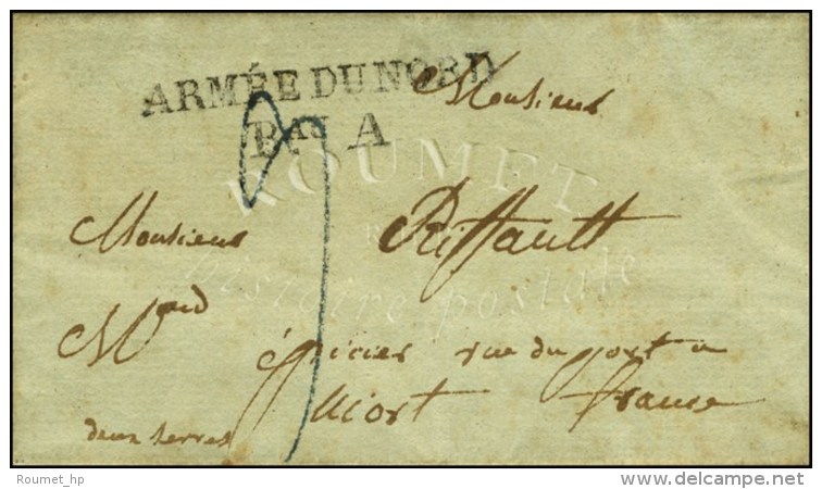 ARMEE DU NORD / Bau A Sur Lettre Avec Texte Dat&eacute; De Granville. 1831. - SUP. - Marques D'armée (avant 1900)