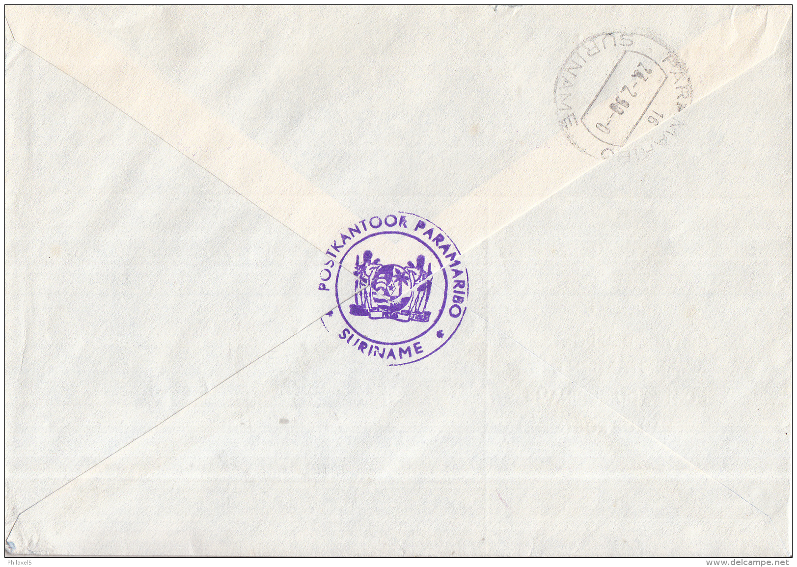 Suriname - Recommandé/Registered Letter/Einschreiben - Paramaribo KRP 1 - Suriname