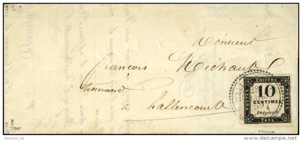 C&agrave;d T 22 HALLINCOURT (76) / Taxe N&deg; 1 (tr&egrave;s Belles Marges) Sur Lettre Locale. 1859. - SUP. - R. - 1859-1959 Covers & Documents