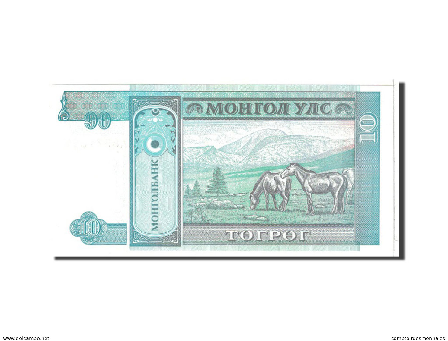 Billet, Mongolie, 10 Tugrik, 2011, Undated, KM:62f, NEUF - Mongolia