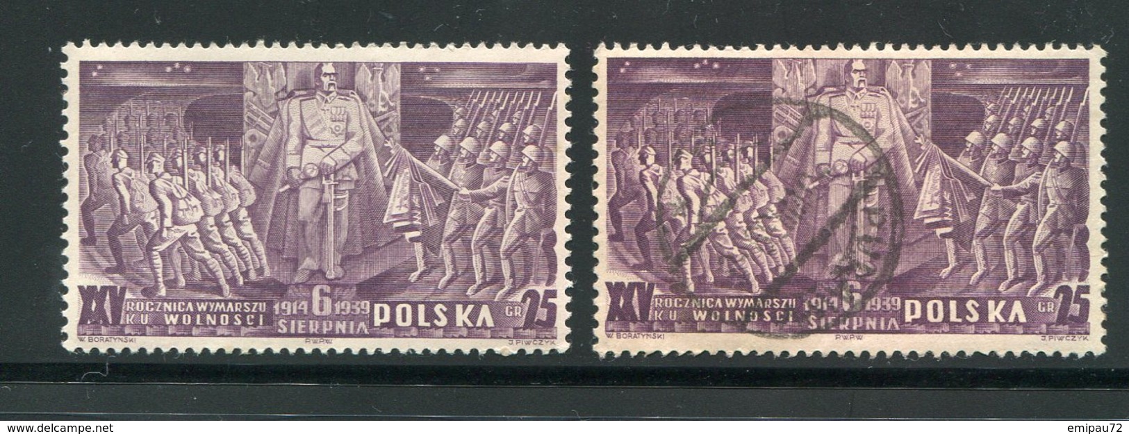 POLOGNE- Y&T N°426- Neufs Avec Charnière Et  Oblitéré - Neufs