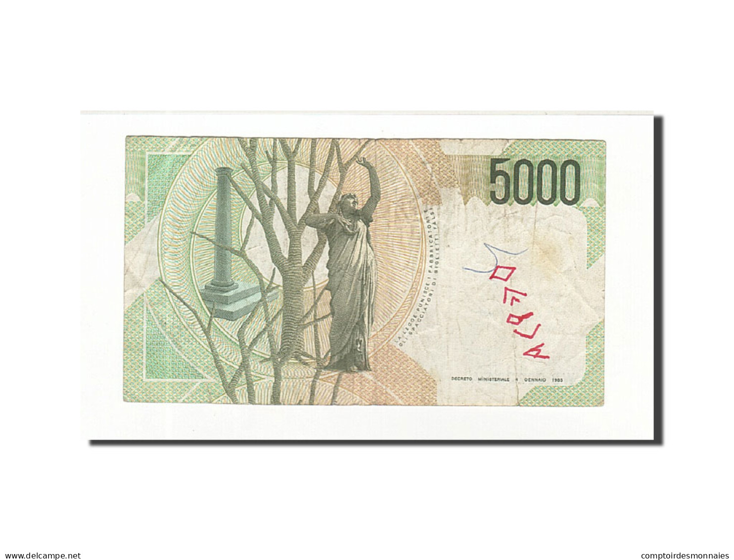Billet, Italie, 5000 Lire, 1985-01-04, KM:111b, TB - 5.000 Lire