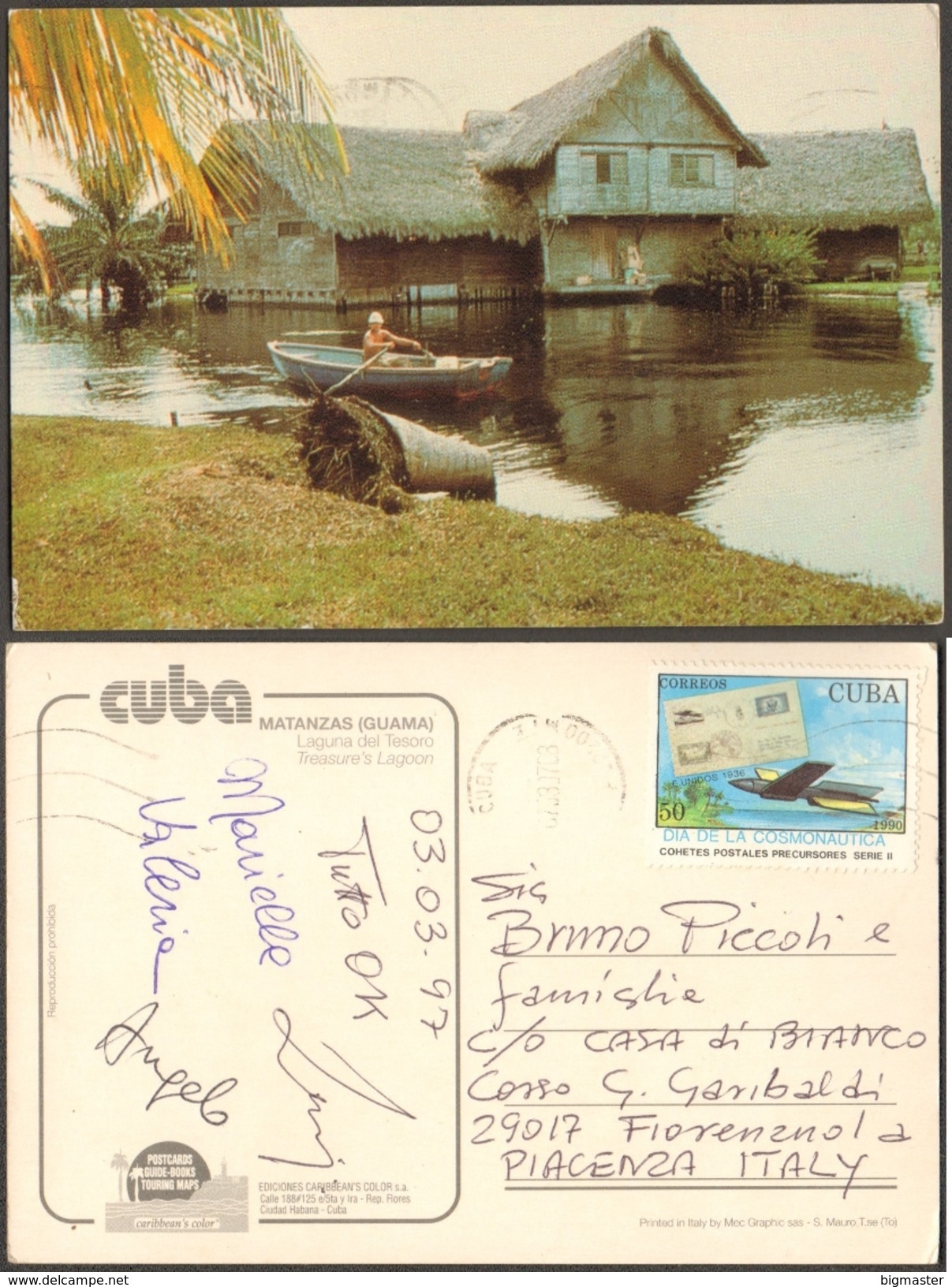Cartolina Cuba 1997 - Altri & Non Classificati