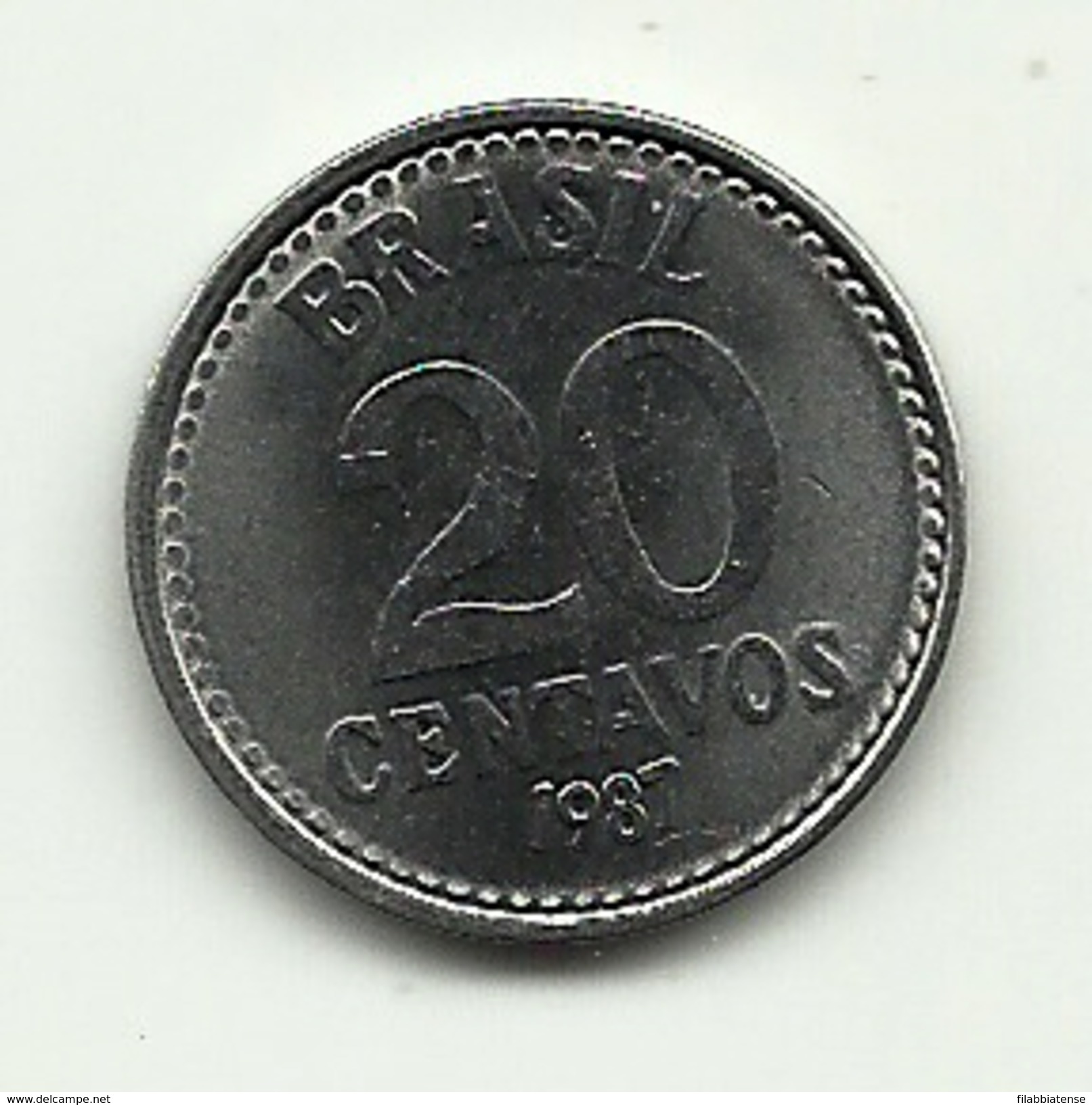 1987 - Brasile 20 Centavos, - Brasile