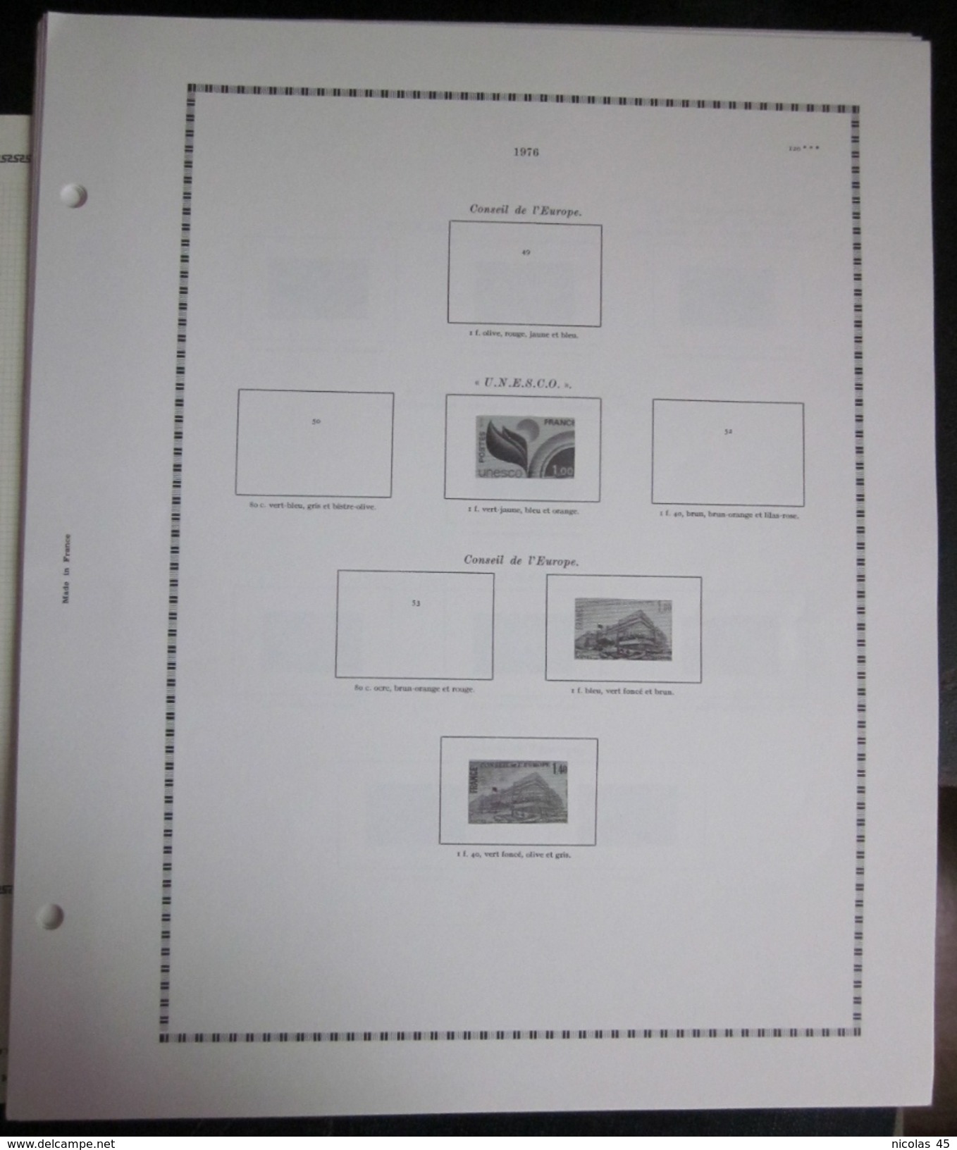 Feuilles France Yvert Et Tellier - Fin De Catalogue - Otros & Sin Clasificación