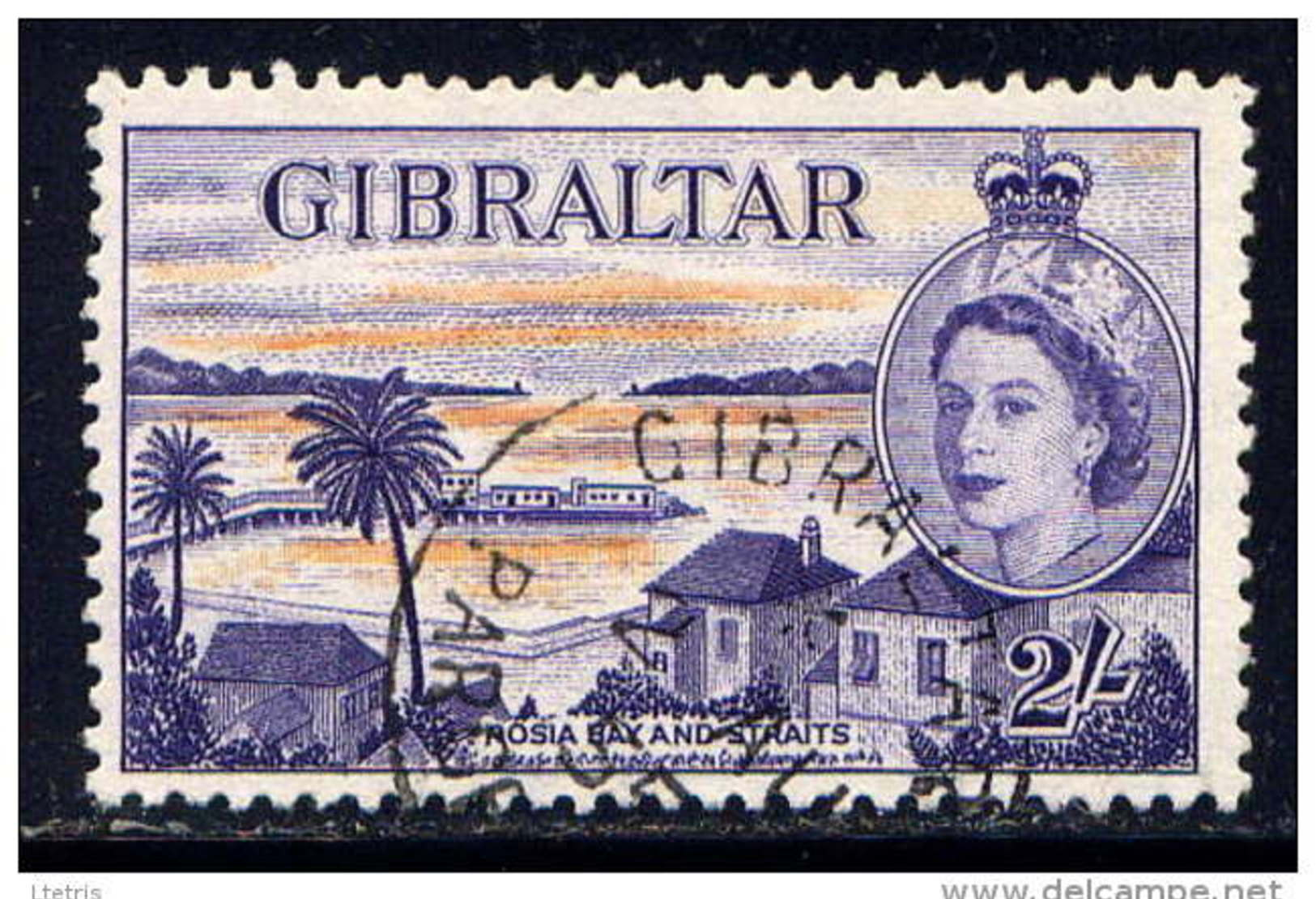 GIBRALTAR - 140° - BAIE ROSIA ET LE DETROIT - Gibraltar