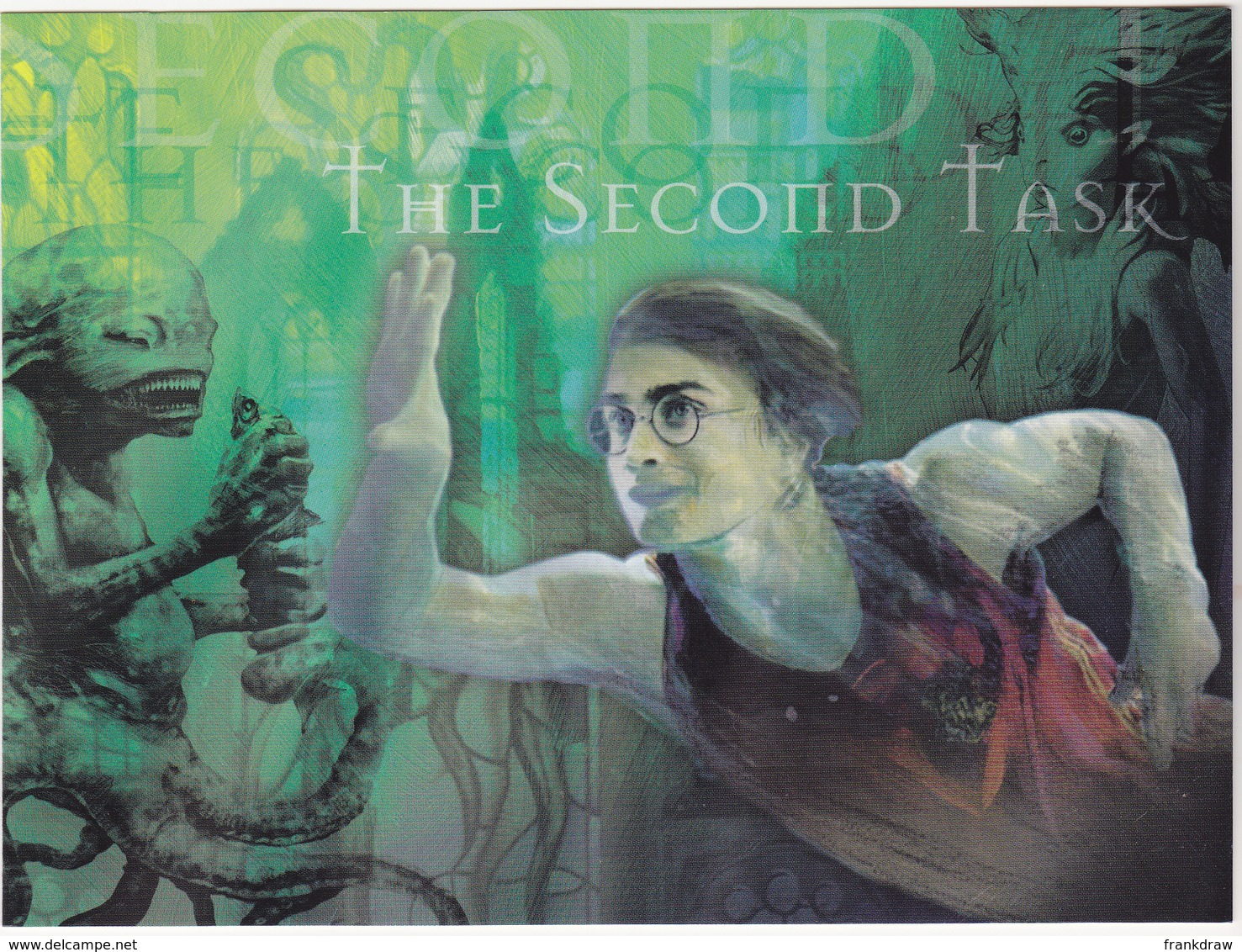 Postcard - Harry Potter - The Second Task - New Unused - Unclassified