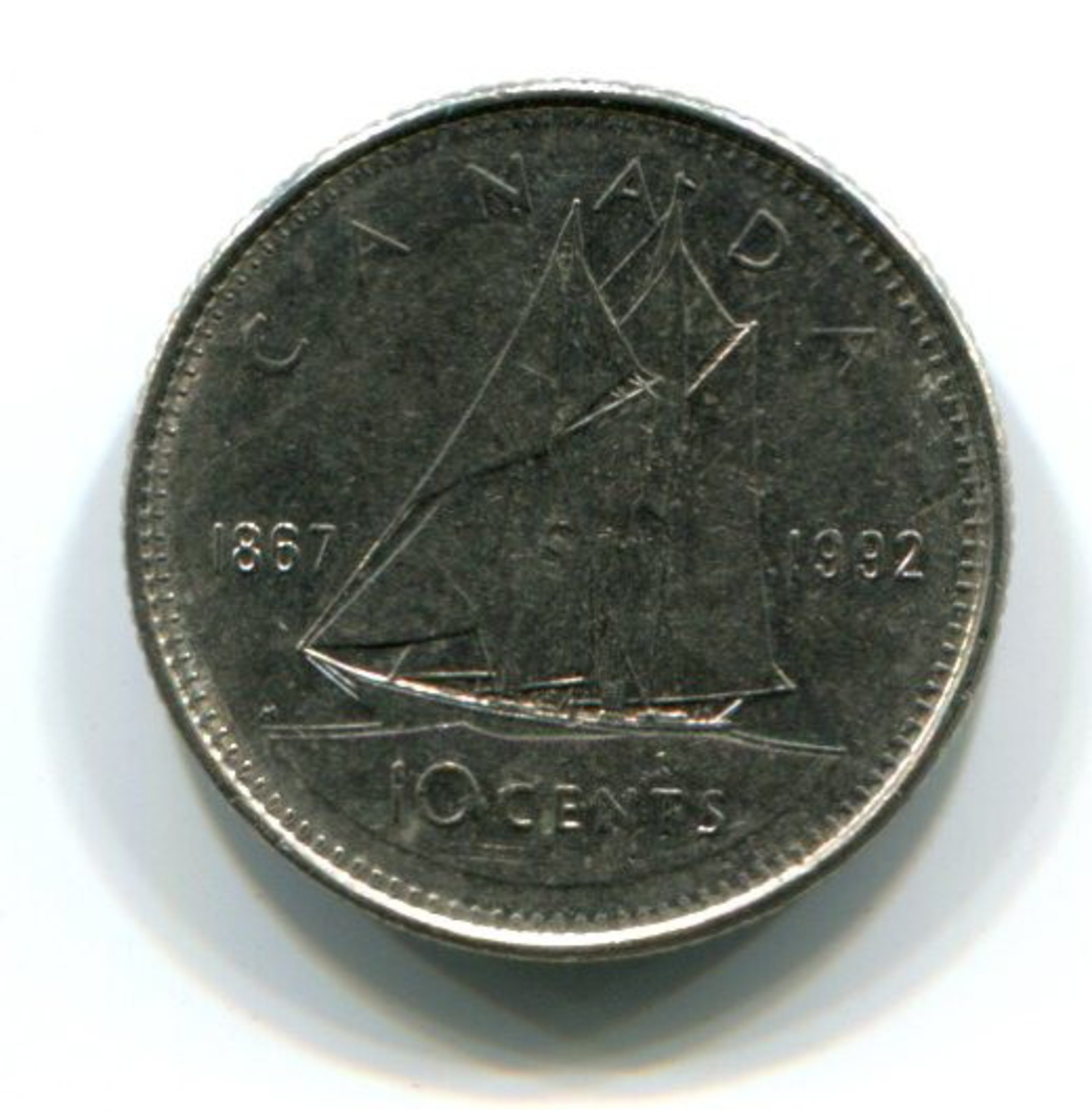 1992  Canada 10c Coin - Canada