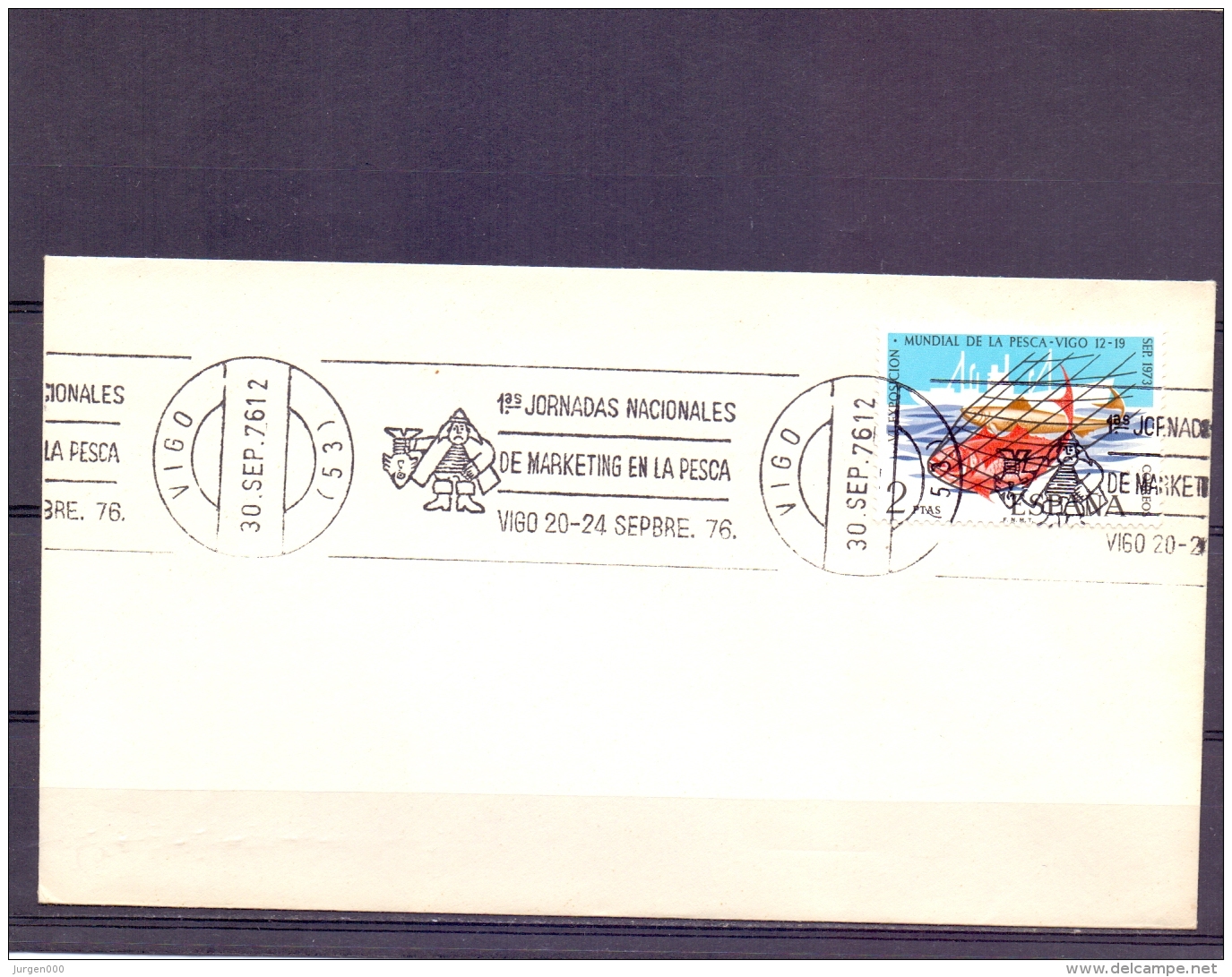 Espana - 1as Jornadas Nacionales De Marketing En La Pesca - Vigo 30/9/76   (RM11848) - Poissons