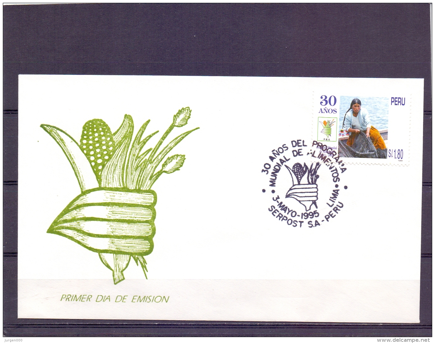 Peru - FDC - 3/5/1995     (RM11880) - Poissons