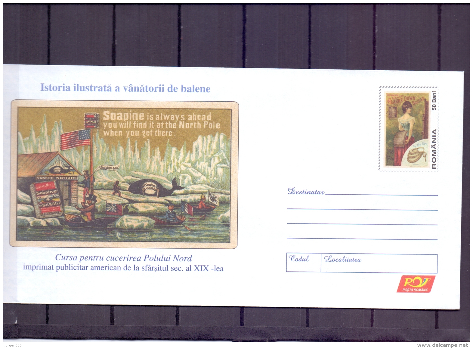 Romania - Istoria Ilustrata A Vanatorii De Balene    (RM11994) - Wale