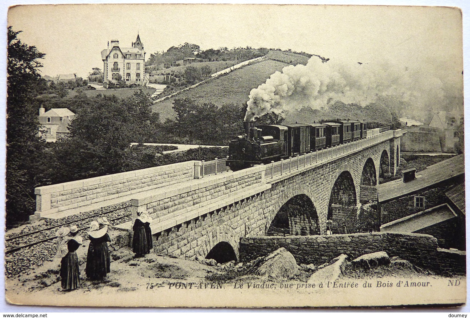 LE VIADUC - VUE PRISE A L'ENTREE DU BOIS DE SAINT AMOUR - PONT AVEN - Kunstbauten