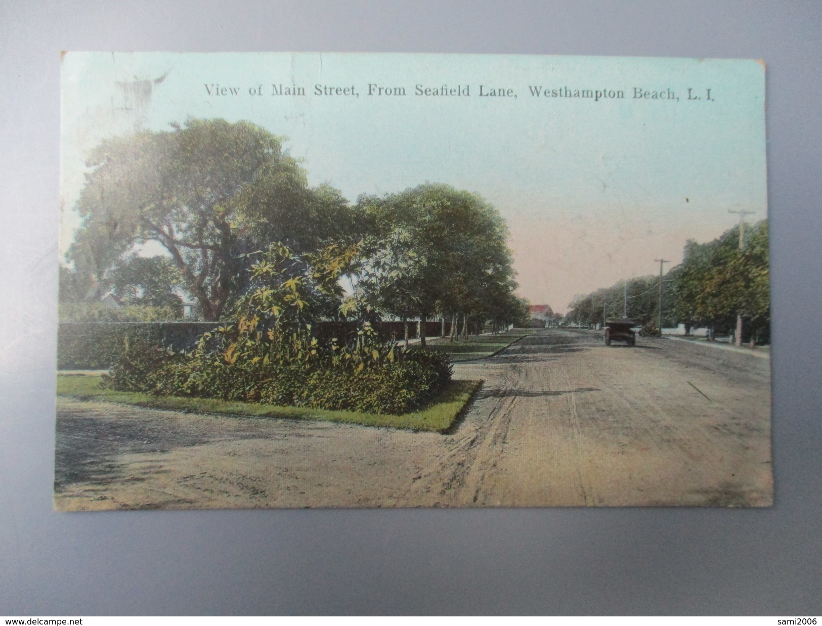 CPA  ETATS UNIS WESTHAMPTON BEACH VIEW OF MAIN STREET - Long Island