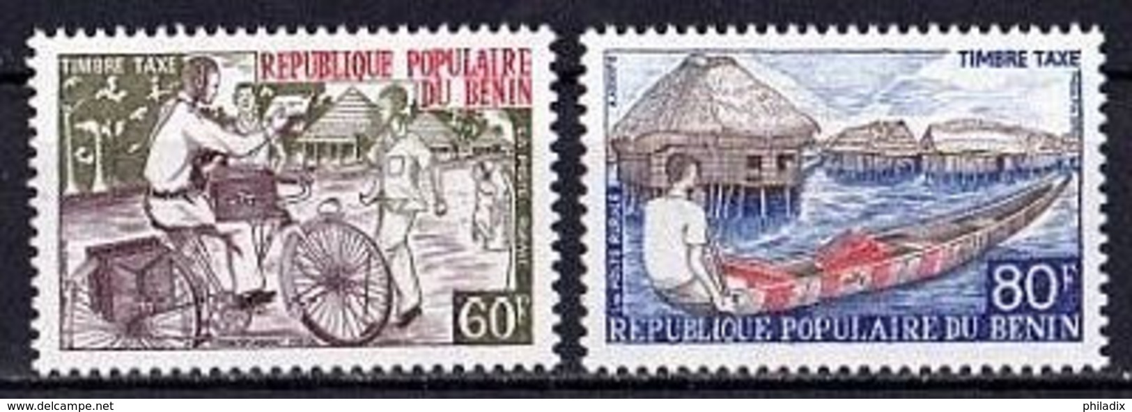 BENIN Portomarken Mi. Nr. 9-10 ** (A-3-45) - Benin – Dahomey (1960-...)