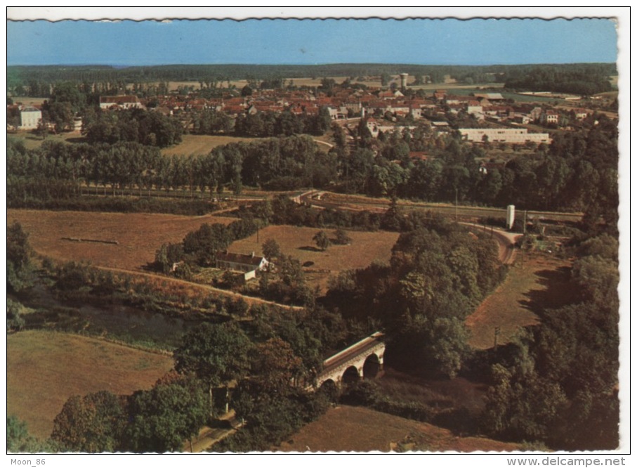 89 - FLOGNY LA CHAPELLE -  YONNE  - VUE PANORAMIQUE  ET PONT - Flogny La Chapelle