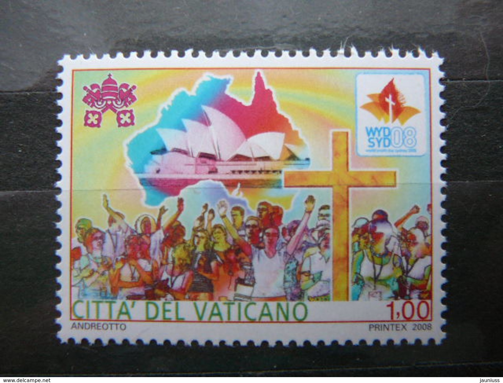 Boys, The Cross Shape Of Australia # Vatican Vatikan Vaticano  MNH 2008 # Mi. 1616 - Unused Stamps