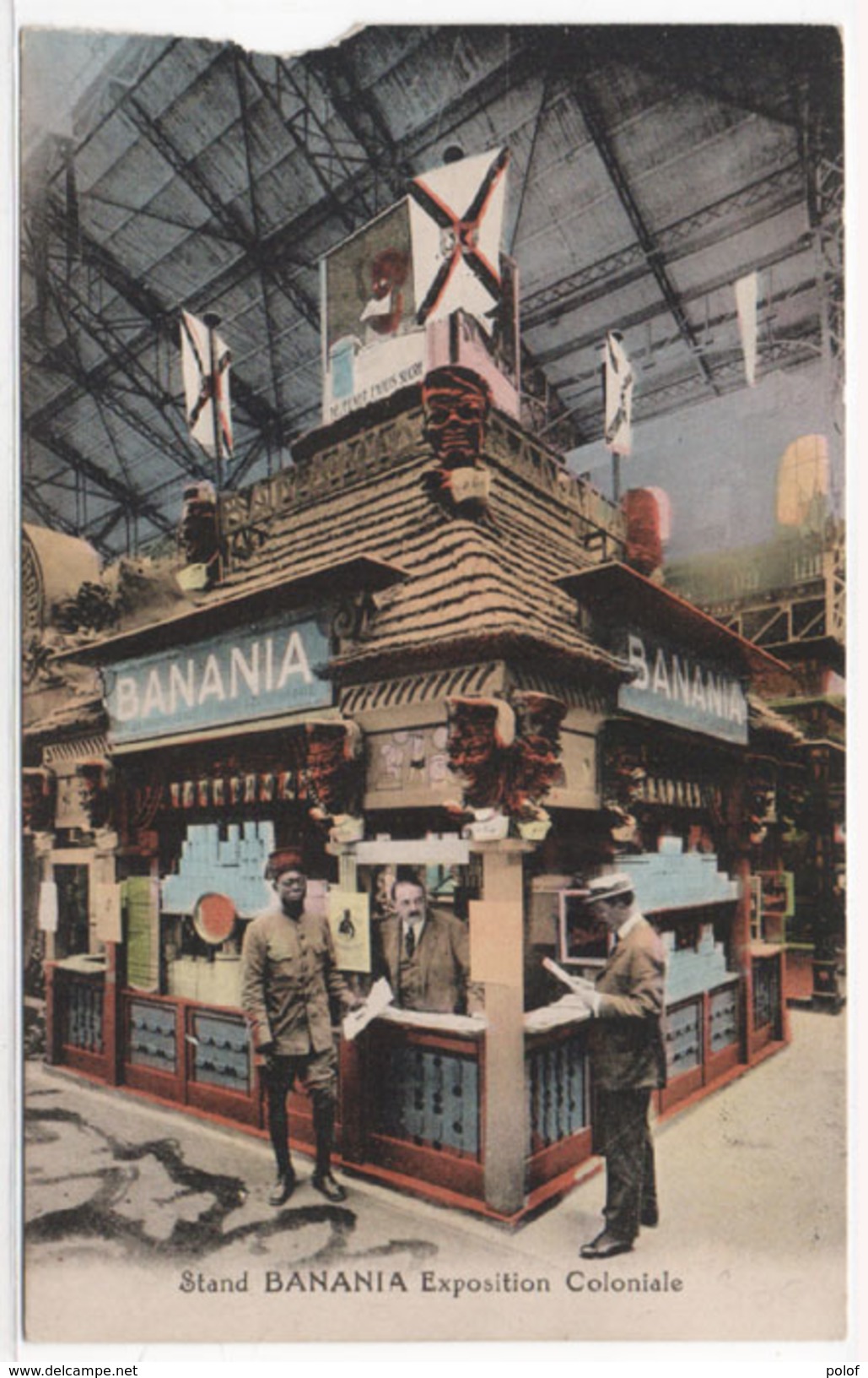 MARSEILLE - Stand "BANANIA" - Exposition Coloniale    (95529) - Expositions Coloniales 1906 - 1922