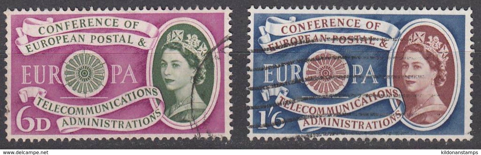 Great Britain 1960 Cancelled, Sc# 377-378 - Gebruikt