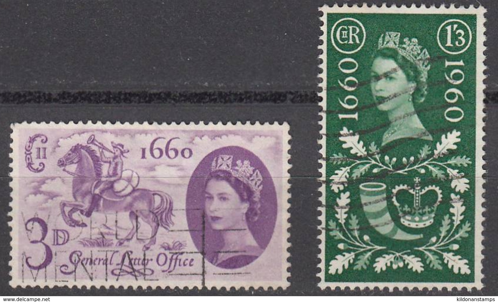 Great Britain 1960 Cancelled, Sc# 375-376 - Usados