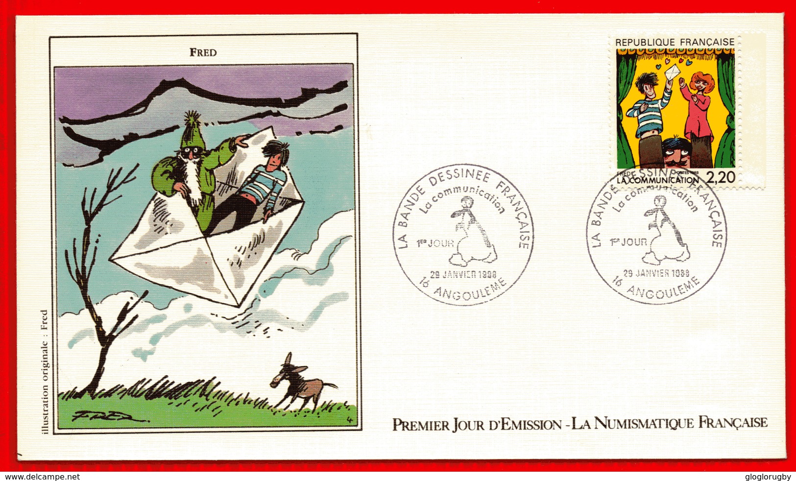 FDC  FRED - Bandes Dessinées