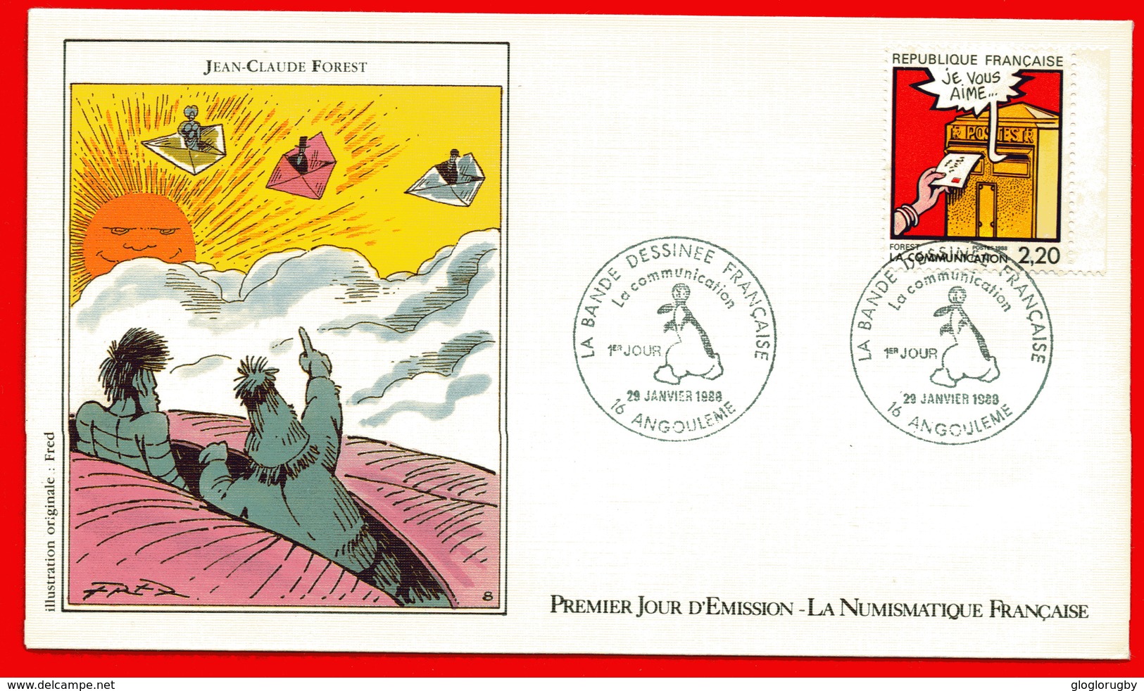 FDC  FOREST - Bandes Dessinées