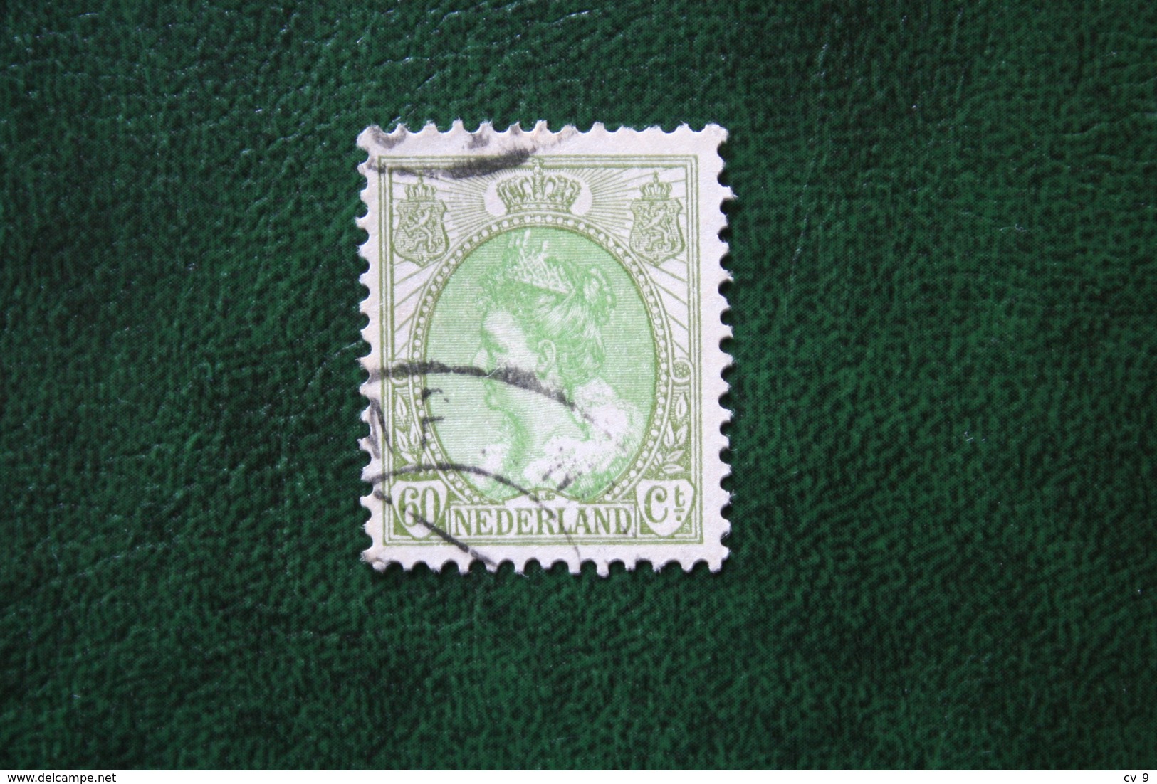 60 Ct Wilhelmina Bontkraag NVPH 76 (Mi 98 A) 1899-1921 1920 Gestempeld / USED NEDERLAND / NIEDERLANDE - Used Stamps