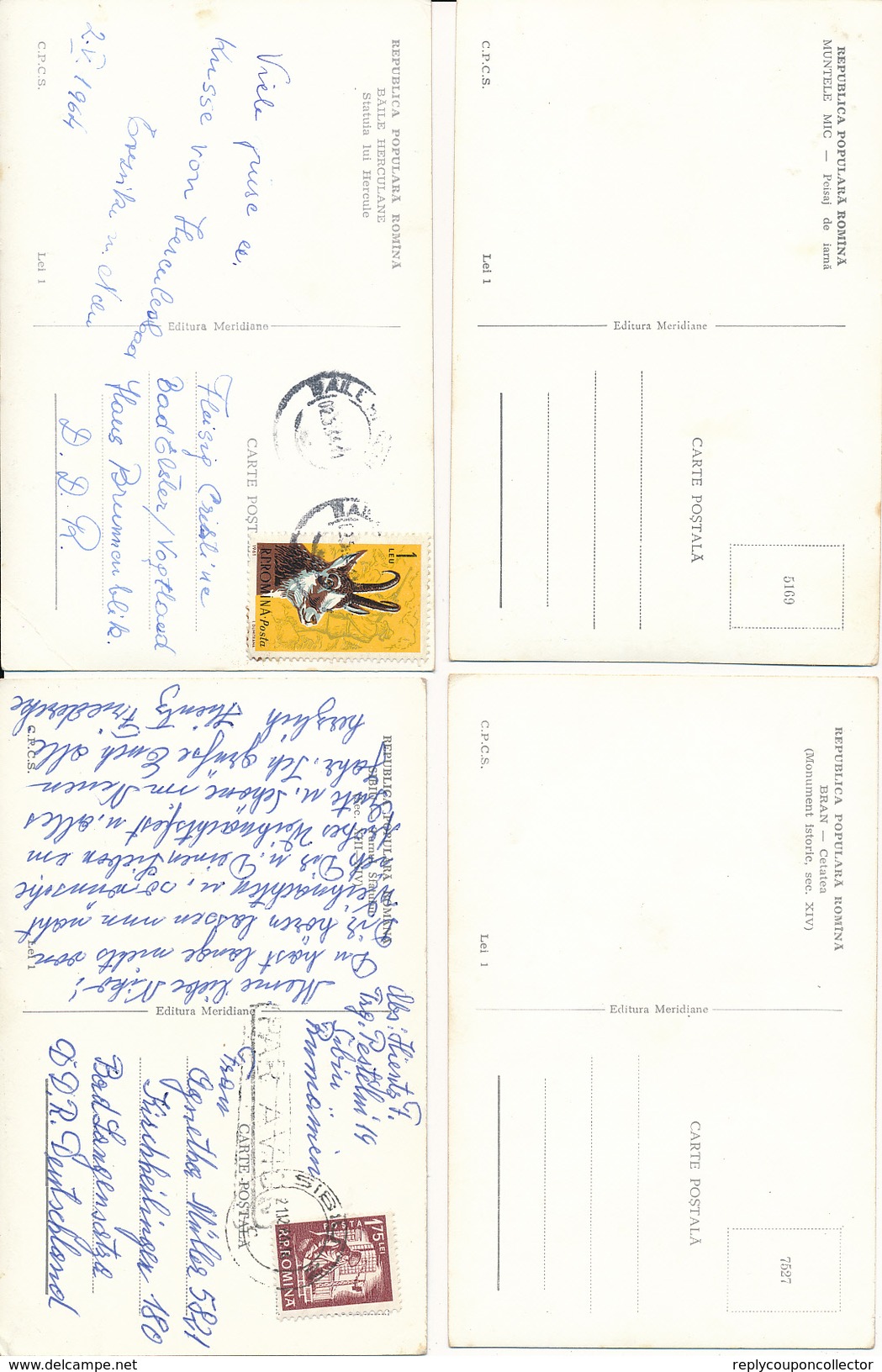 AK / RUMÄNIEN  - ROMANIA - 23 Ansichtskarten , picture postcards   -  big letter
