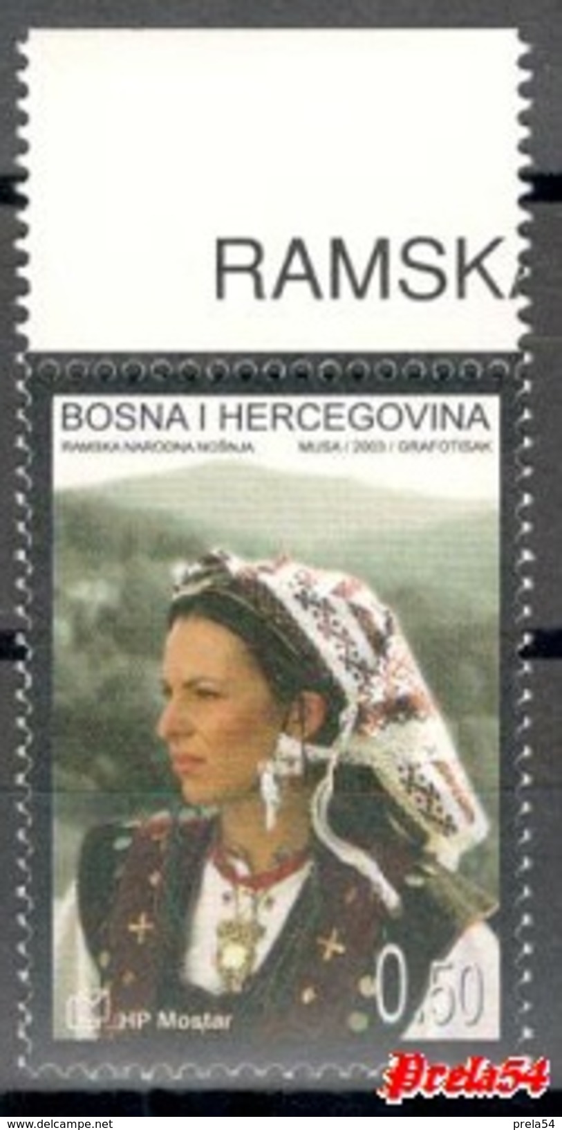 Bosnia Croatian Post - National Costume 2003  MNH - Bosnia And Herzegovina