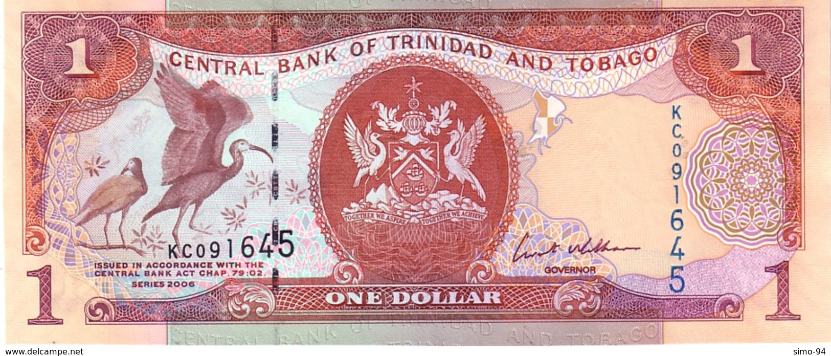 Trinidad & Tobago P.42 A 1 Dollar 2006  Unc - Trindad & Tobago