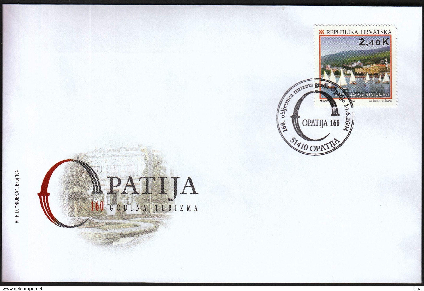 Croatia Opatija 2004 / 150th Anniversary Of Tourism In Opatija - Other & Unclassified