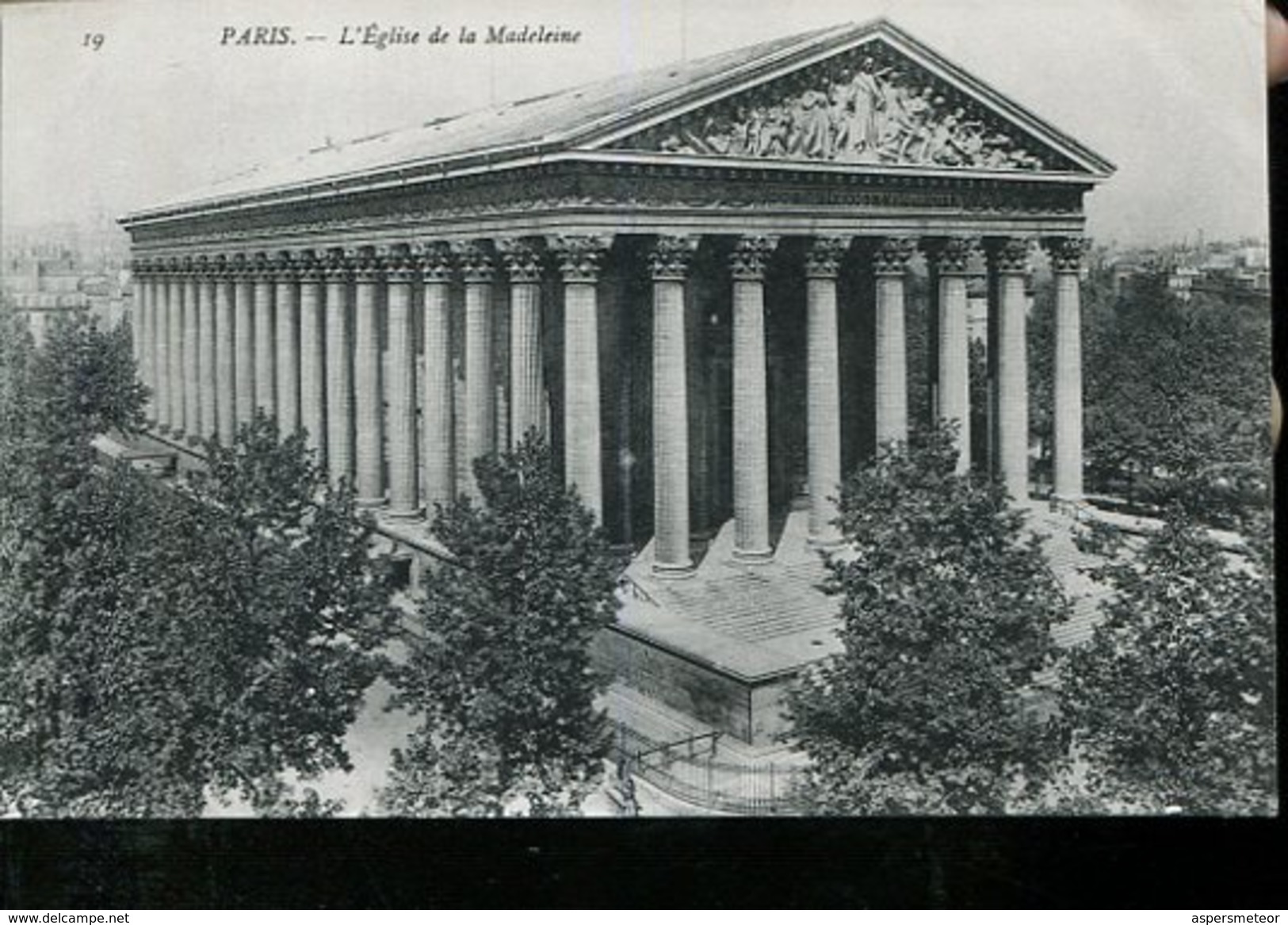 PUBLICIDAD LABORATORIOS CHAPOTOT GRAJEAS DE YODURINA PARIS L"EGLISE DE LA MADELEINE  CARTE POSTALE  ZTU - Publicidad