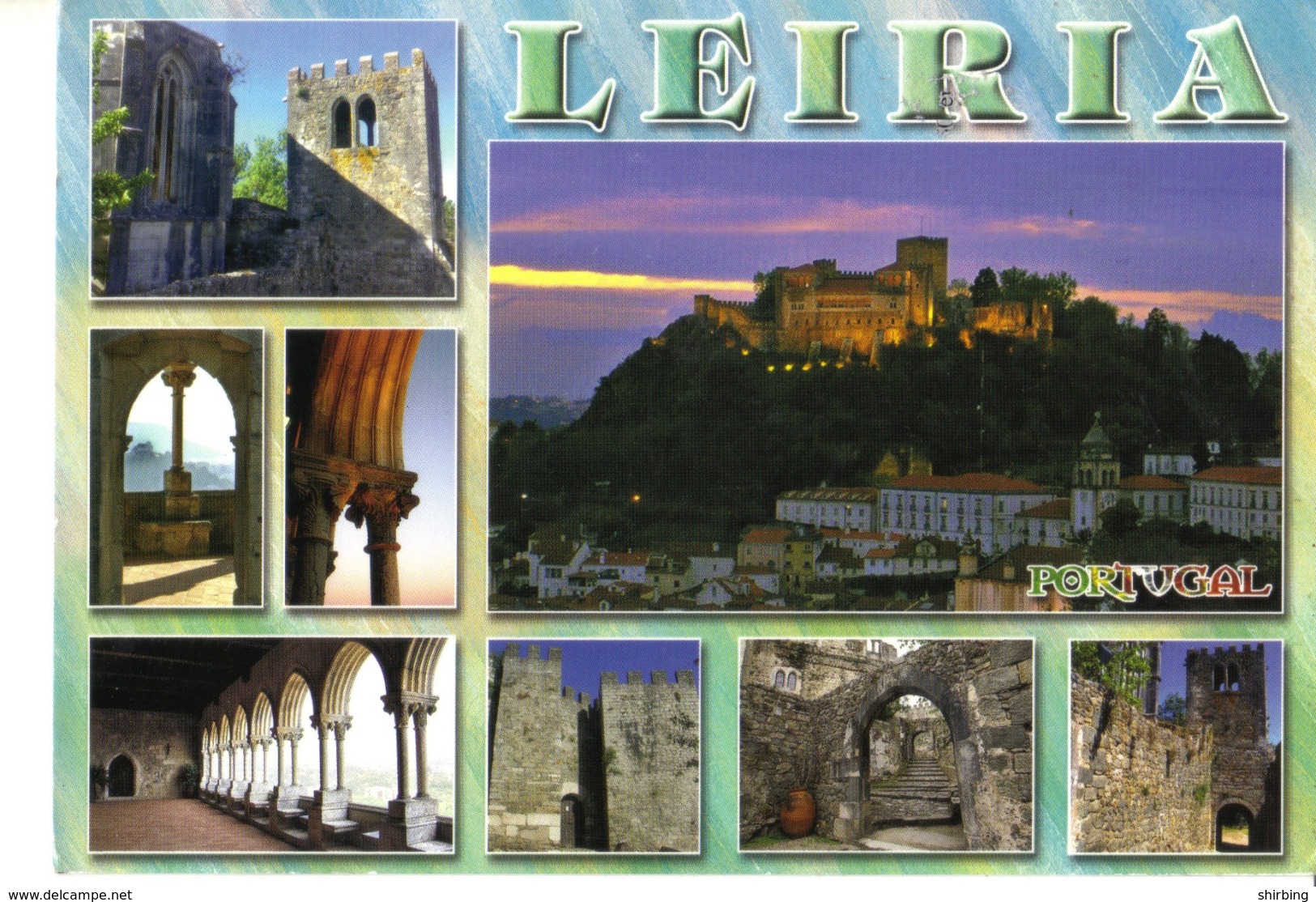 20G : Portugal Nature Forest Wood Stamp On Leiria Postcard - Covers & Documents