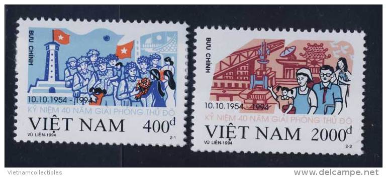 Vietnam Viet Nam MNH Perf Stamps 1994 : 40th Anniversary Of Hanoi Liberation  (Ms694) - Vietnam